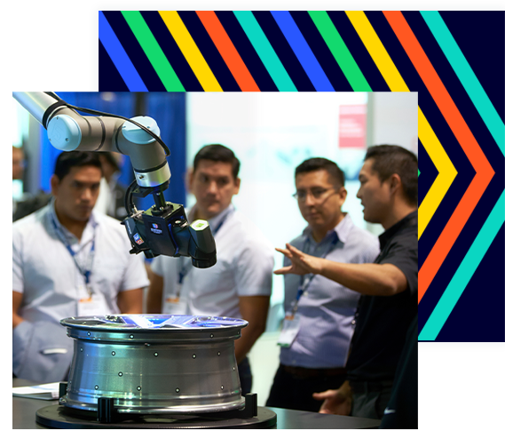 Group presentation of robotic arm